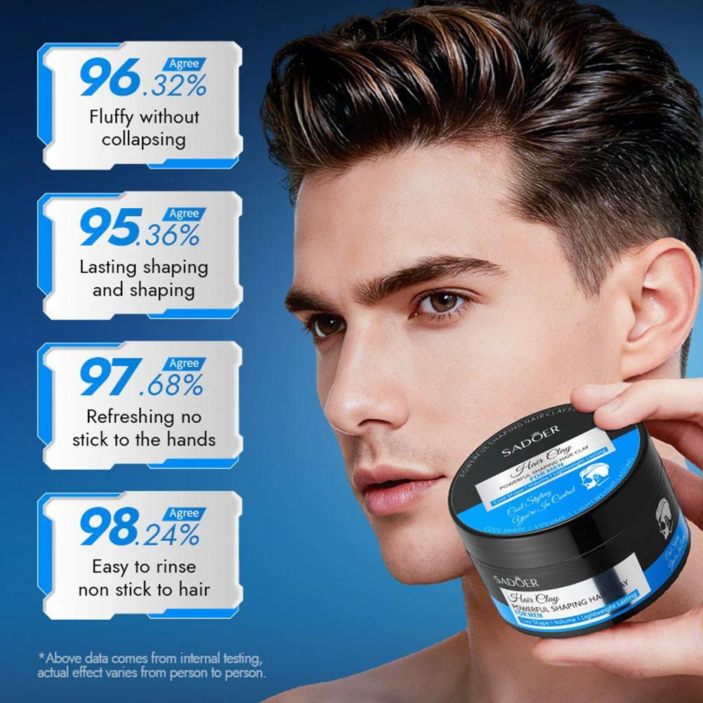 Men'S Grooming Wax - Argilla Modellante per Capelli da Uomo