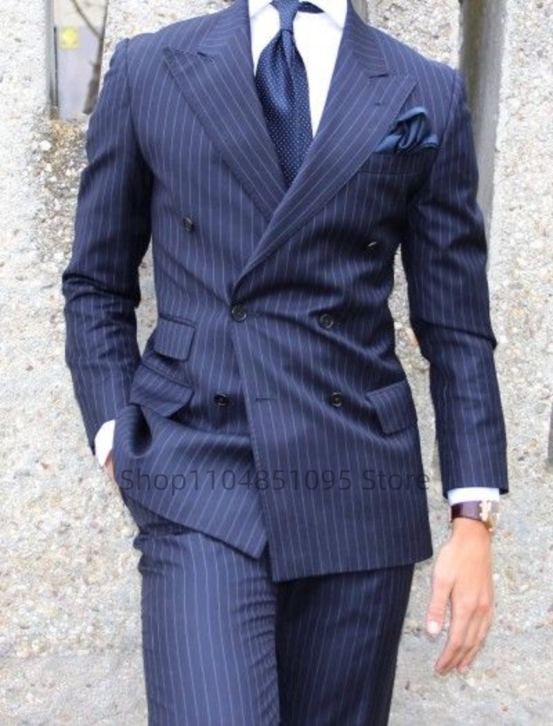 Men'S Grooming Daily - Abito da uomo blu navy a