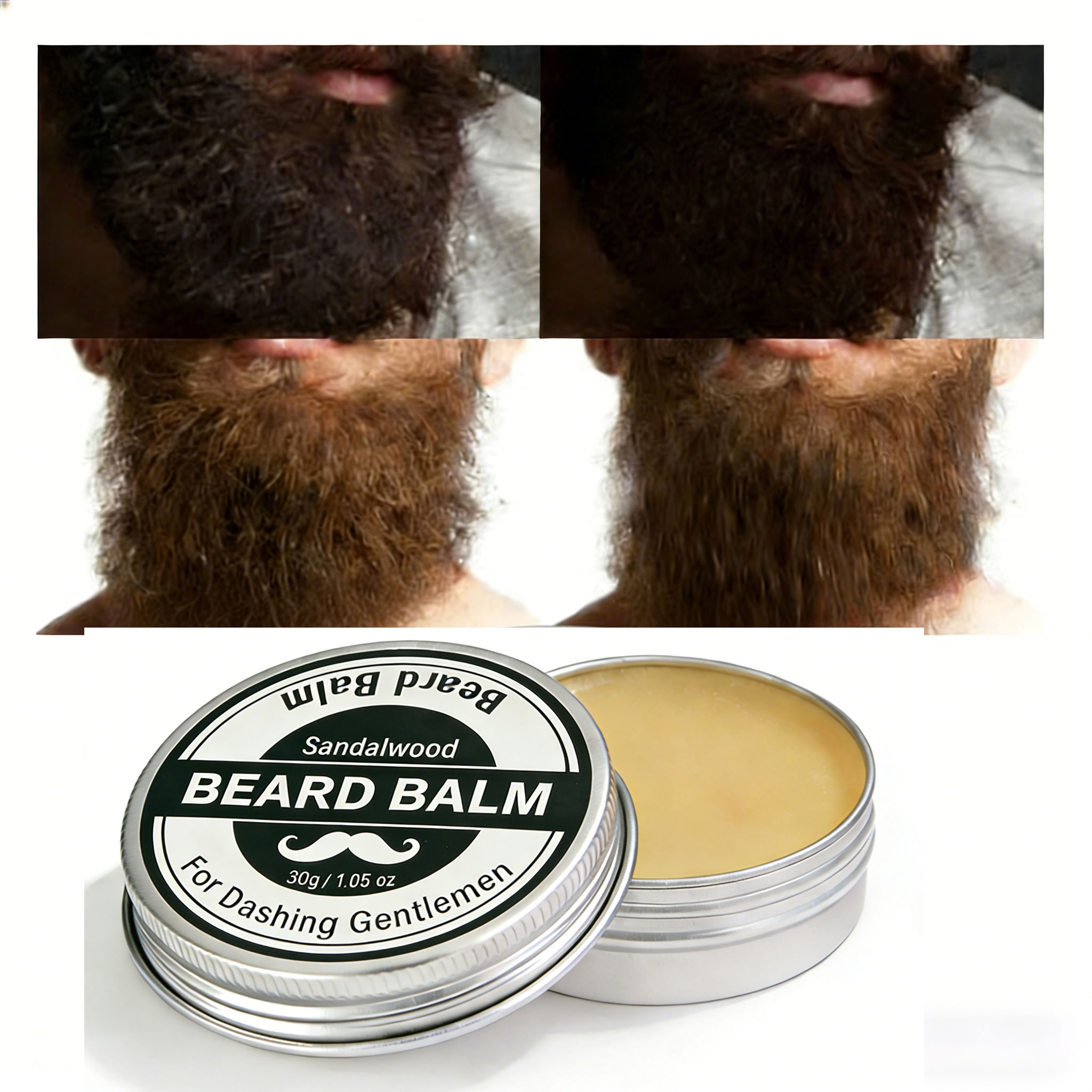 Men'S Grooming Wax - Cera per Barba a Forte Tenuta