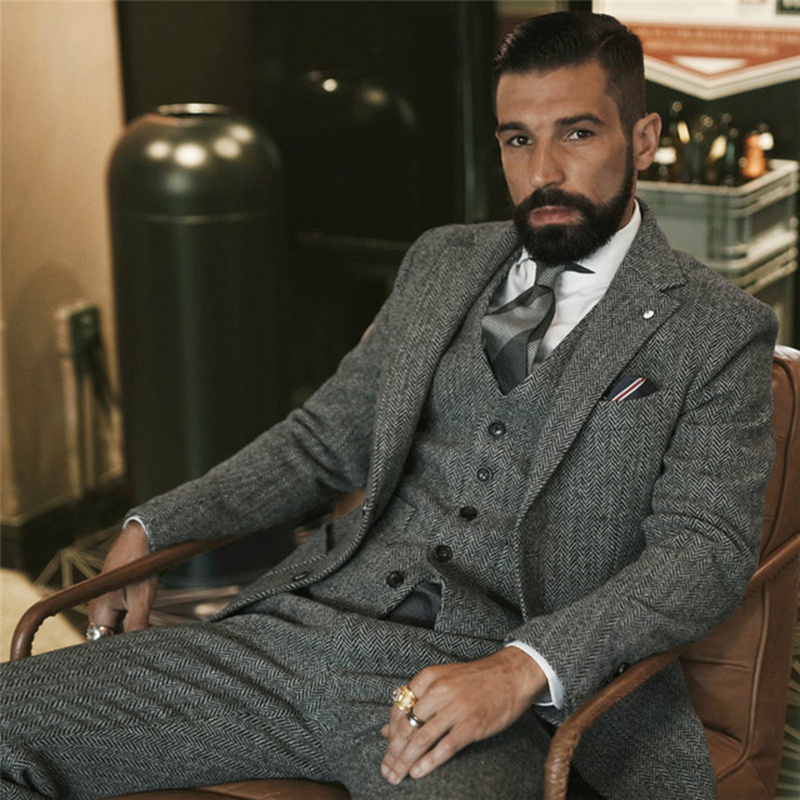 Men'S Grooming Daily - Abito invernale da uomo in tweed
