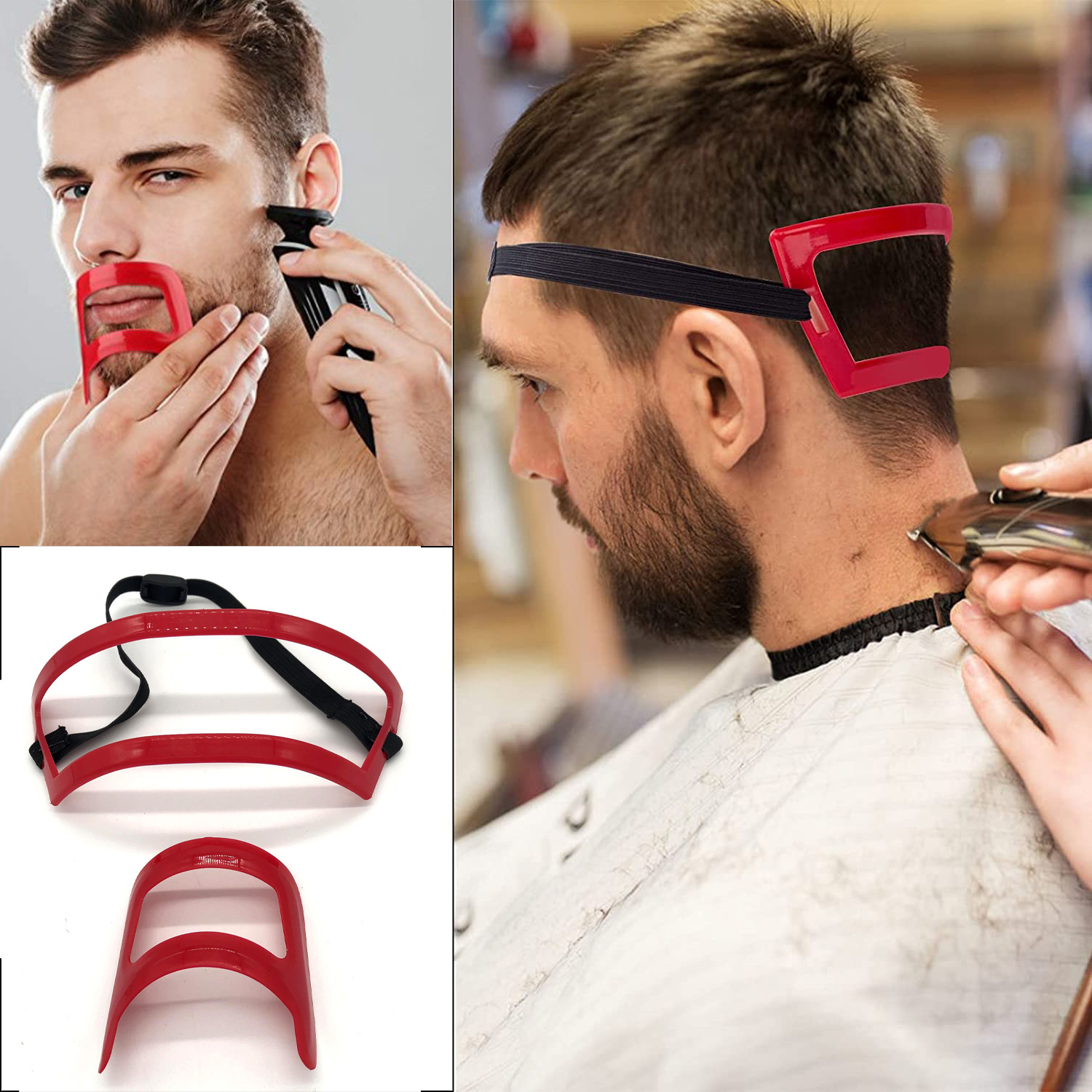 2/4 pezzi pettini per barba da - Men'S Grooming Scissors recensione e prezzo