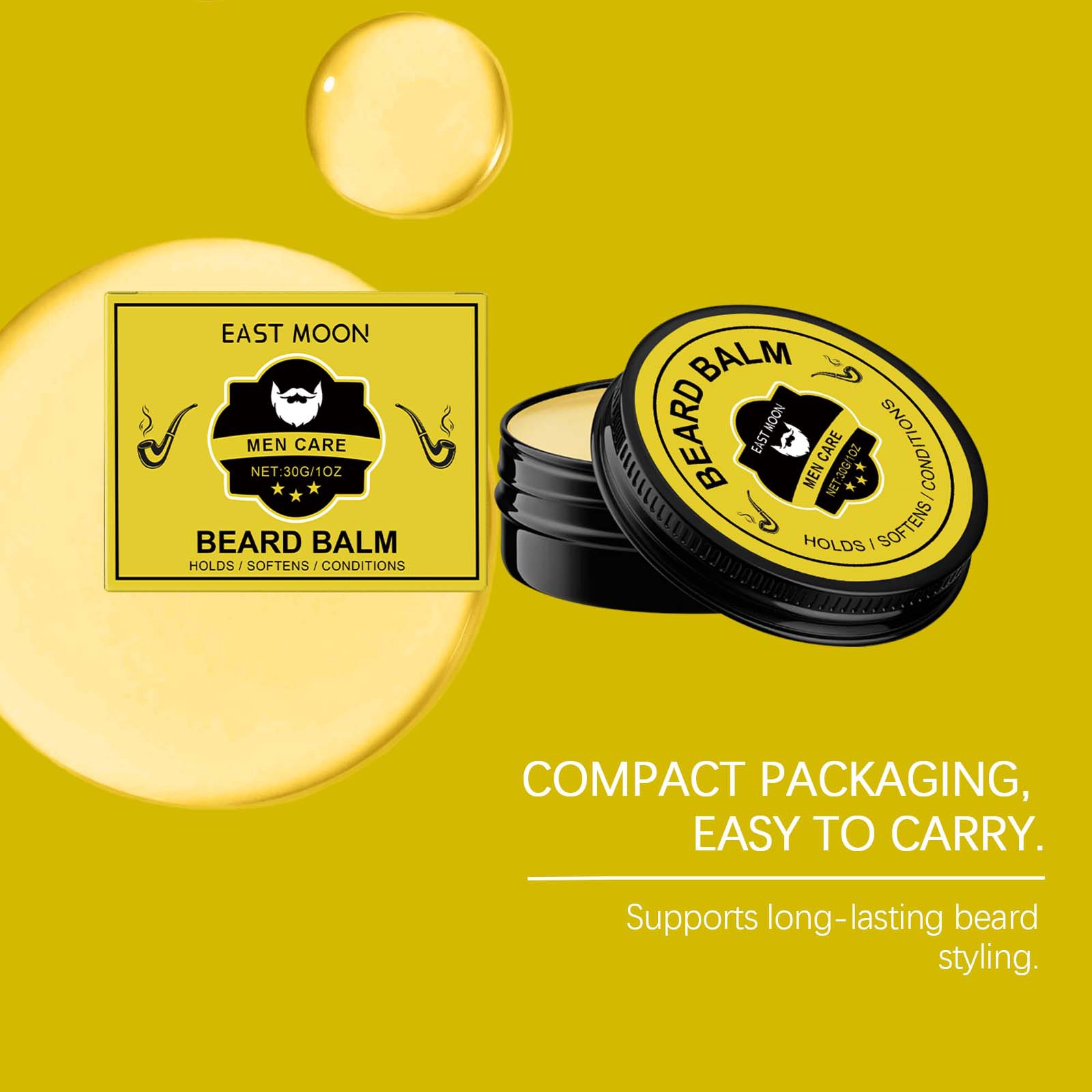 East Moon Uomo Balsamo per la  - Men'S Grooming Wax recensione e prezzo