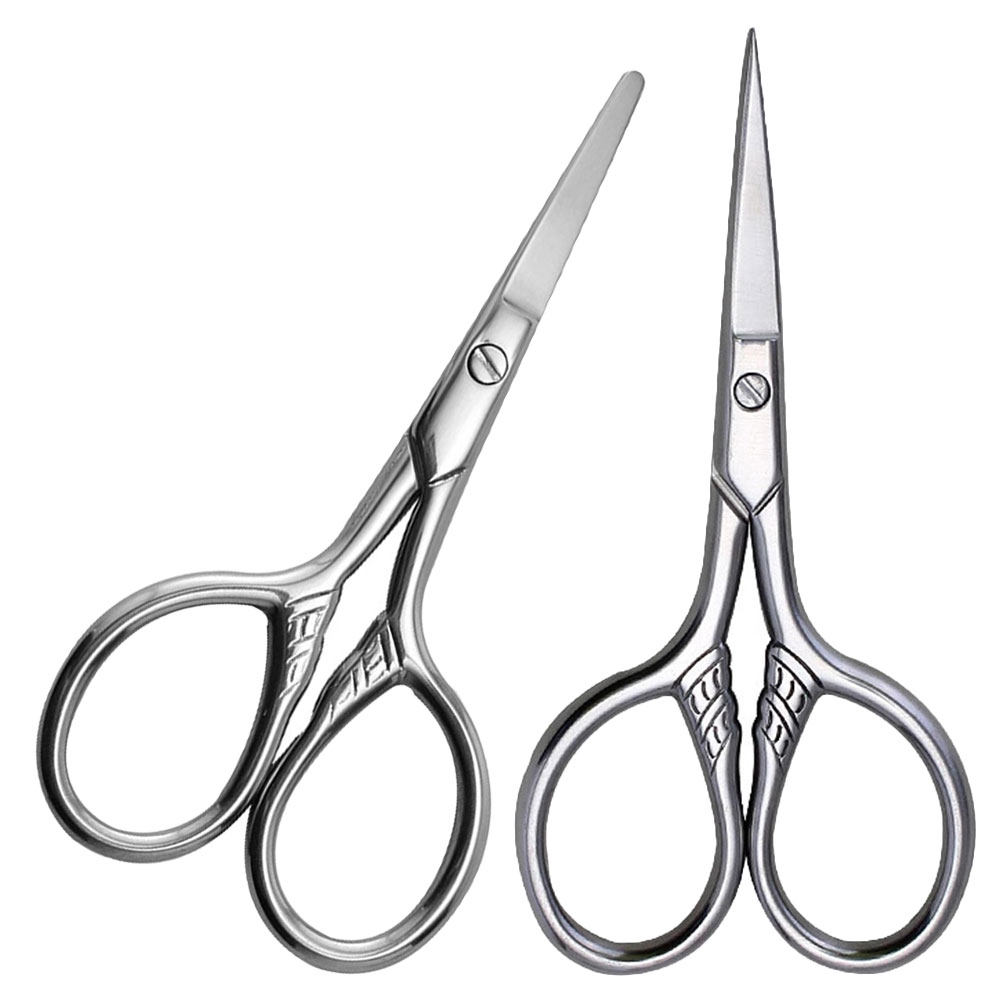 2 Pezzi di Piccole Forbici per - Men'S Grooming Eyebrow Trimming recensione e prezzo