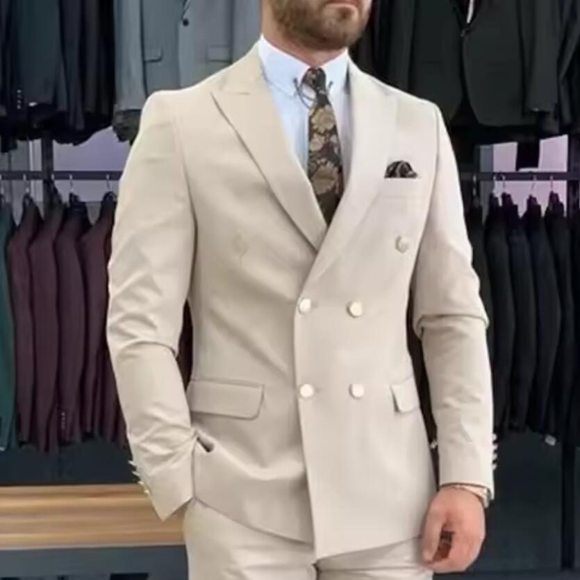 Nuovo Completo da Uomo Beige D - Men'S Grooming Daily recensione e prezzo